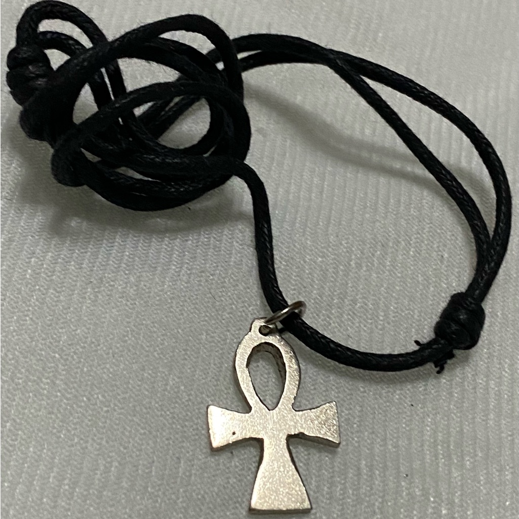 Silver Ankh Pendant Necklace